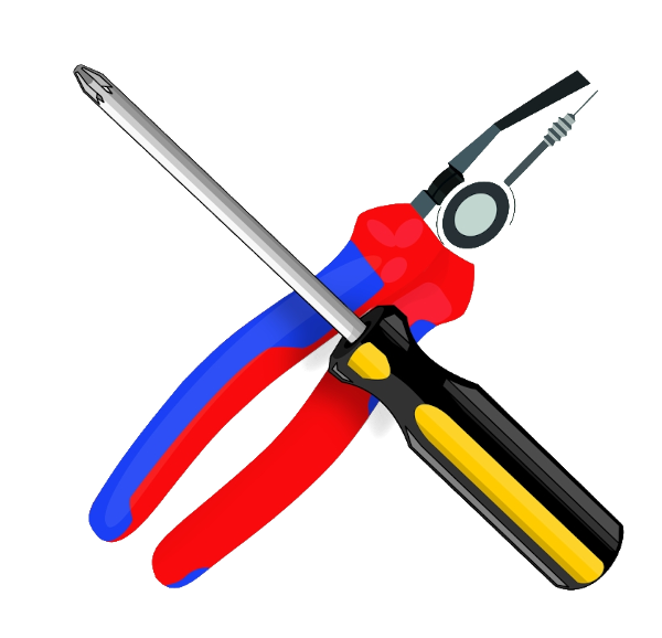 screwdriver and pliars - medium